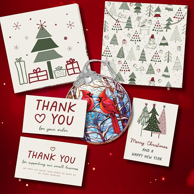 Cardinal Acrylic Ornament 2025 – Red Bird Christmas Tree Hanging, Memorial - Image 5