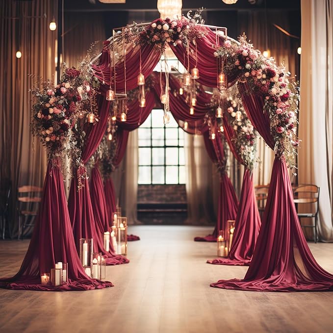 Wokceer Wedding Arch Draping Fabric - Image 5
