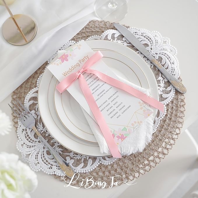 50 PCs Pink Bow 5 Inch Long Tail Bows - Image 5