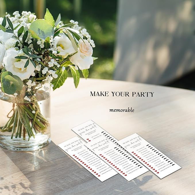 Bridal Shower Games, He Said She Said, Wedding Shower Games - Image 5