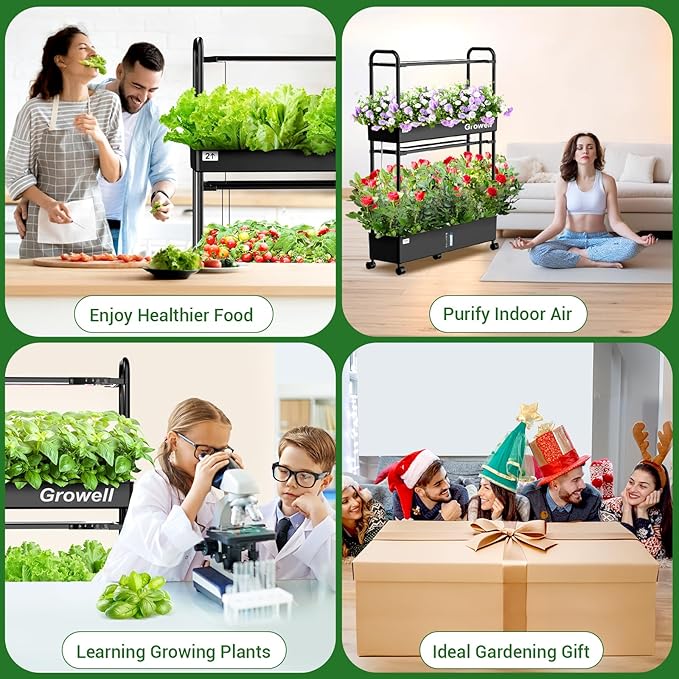 Large Hydroponics Growing System Kit, 60 Pods Vertical Hydroponic Garden - Image 7