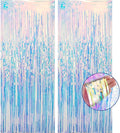 2 Pack Fringe Curtains Party Decorations, Tinsel Backdrop Curtains by BEAYFILY