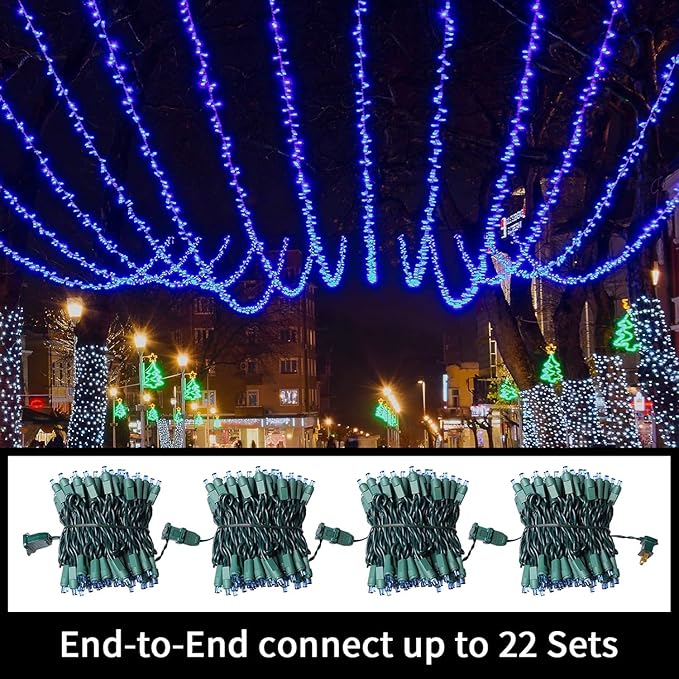 60 Count Blue - String Lights - LED Christmas Lights, Mini led Lights - Image 5