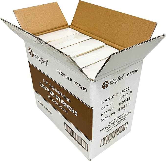 10, Stir Sticks, 5.5 Inches, Round End, Bulk Pack - Image 6