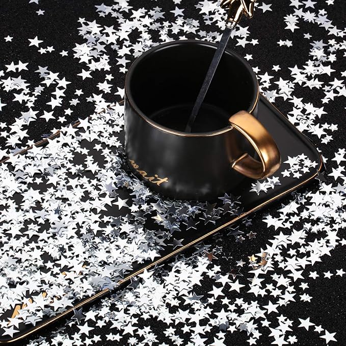 Hestya 60g Star Confetti Glitter Table Confetti Metallic Foil Stars - Image 6