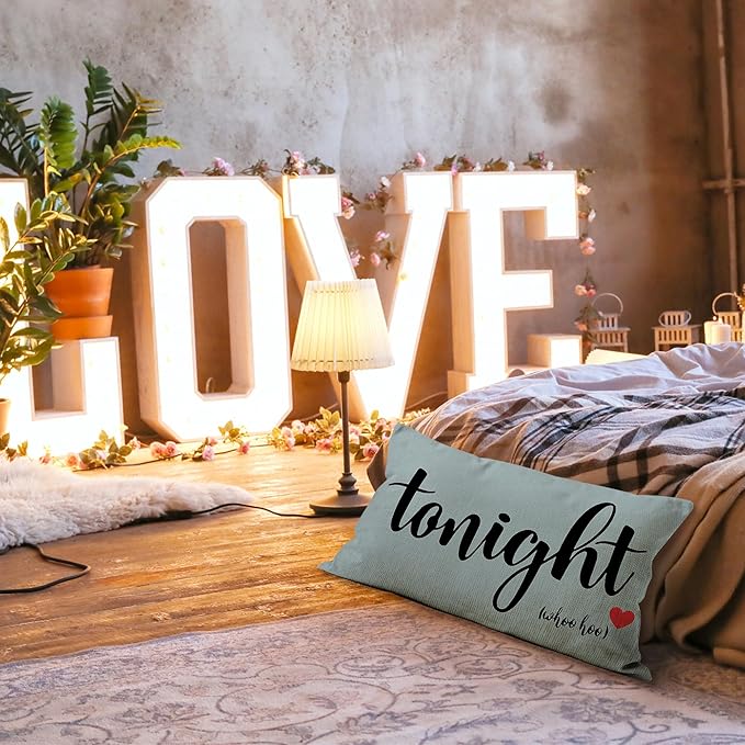 Mancheng-zi Bridal Gift, 12x20 Pillow Cover, Bridal Shower Gifts, Funny Couples - Image 3