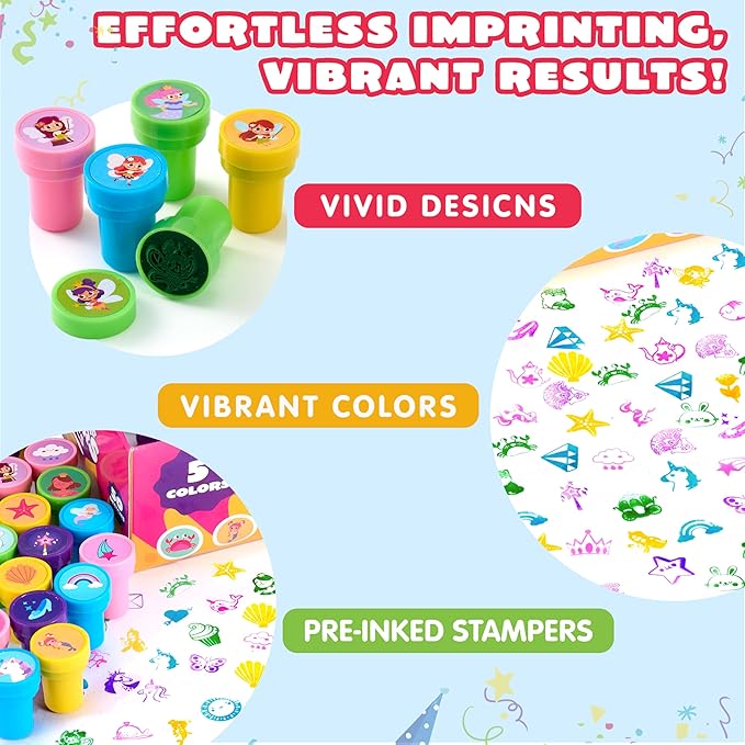 JOYIN 100PCS FairyTale's Stamps - Image 2