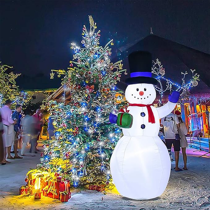 JMEXSUSS 500 LED Blue and White Christmas Lights, 8 Modes 163ft String Lights - Image 5
