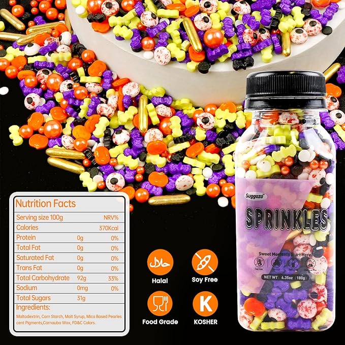 Halloween Sprinkles Mix, Sprinkles - Image 2
