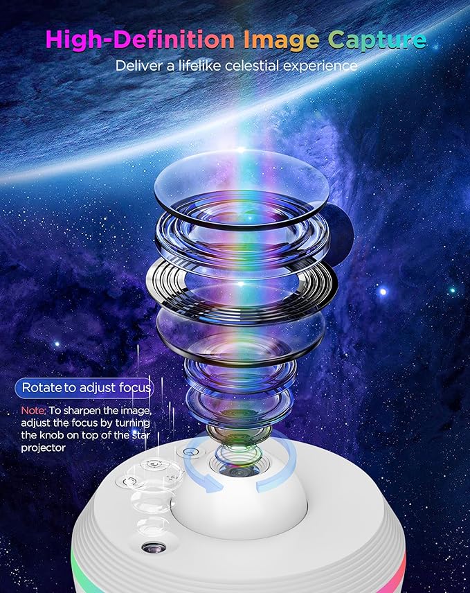 Galaxy Projector, 13 in 1 HD Planetarium Galaxy Star Projector - Image 3