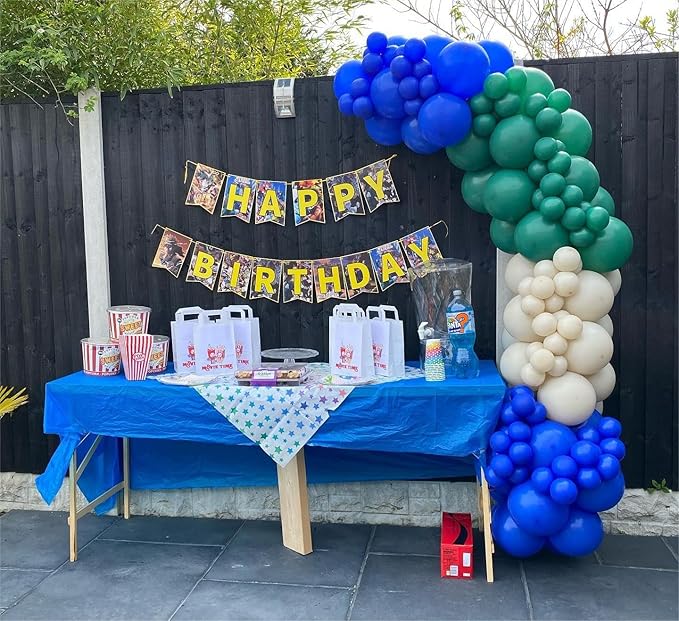 Bezente Royal Blue Latex Party Balloons - Image 8