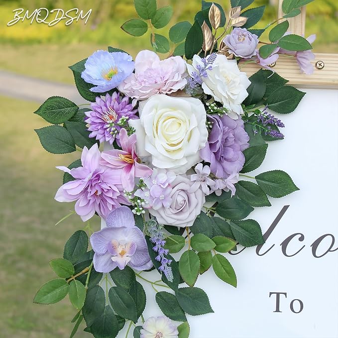 Pack of 2 Artificial Flowers for Backdrop Decoration, Wedding Arch Flowers - Image 3