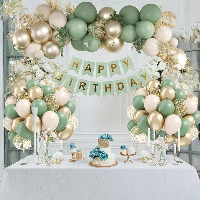 Sage green Balloons - Image 7