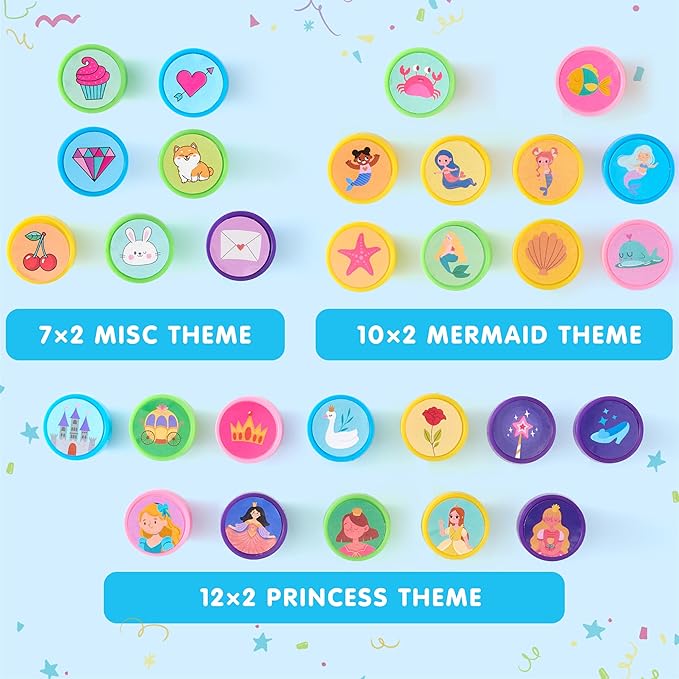 JOYIN 100PCS FairyTale's Stamps - Image 4