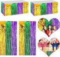 4P Metallic Foil Fringe Tinsel Table Skirts by FENGNIAN