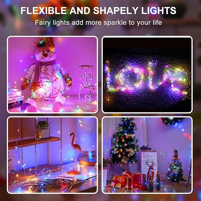 Aogist 12 Pack Fairy Lights 3 Modes 7ft 20 LED Waterproof, Battery Operated - Image 7