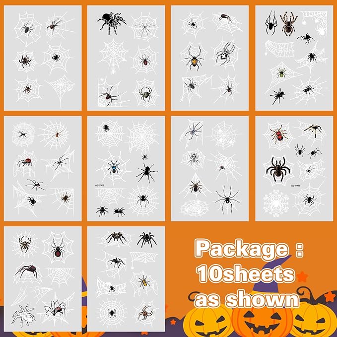 Luminous Halloween Temporary Tattoos - Image 3
