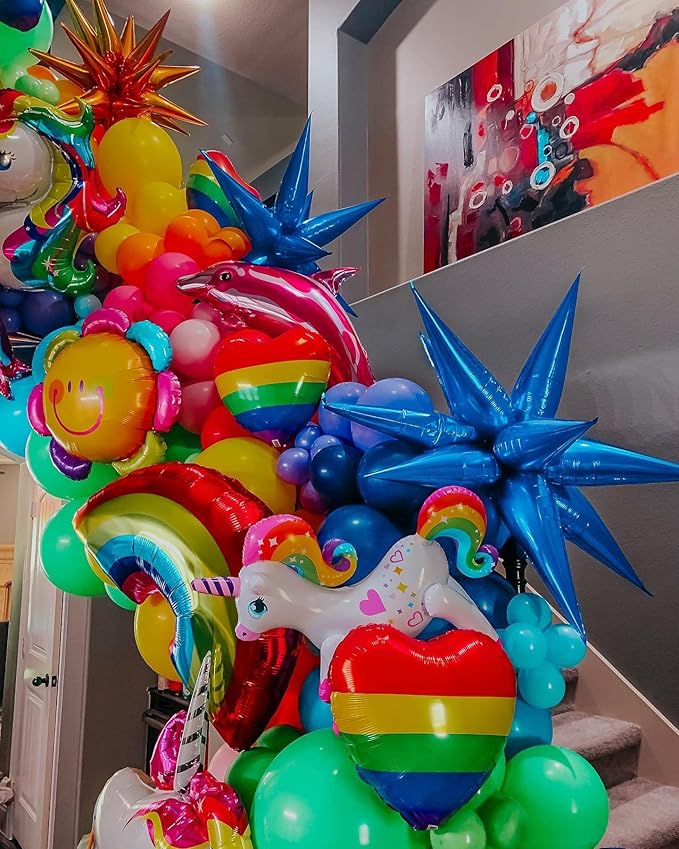 3pcs 26inch 3D Explosion Star foil balloon - Image 4