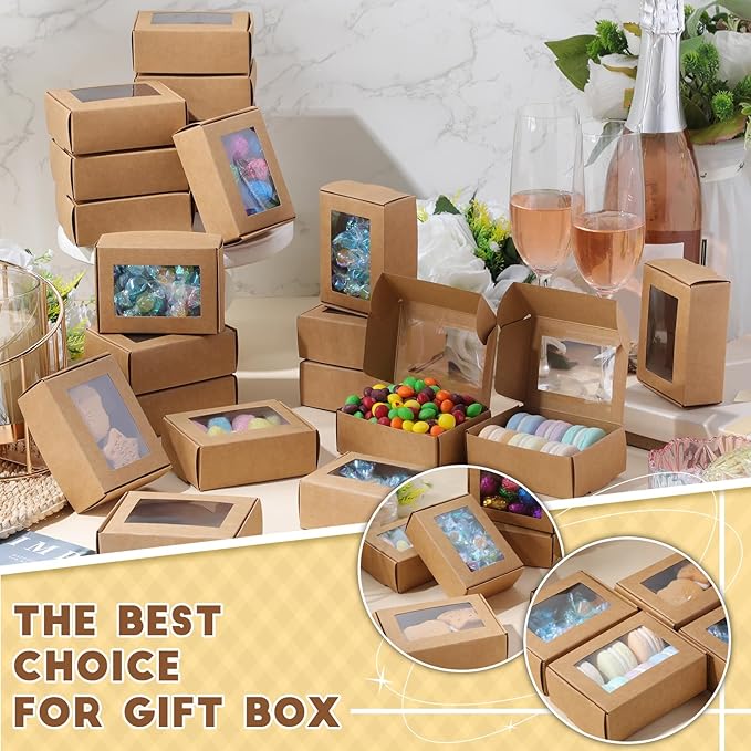 Zonon 30 Pcs Soap Boxes for Homemade Packaging, Mini Kraft Treat Boxes - Image 6