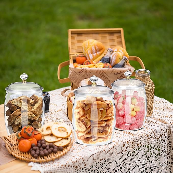 6 Pcs 64 oz Candy and Cookie Jar - Image 3