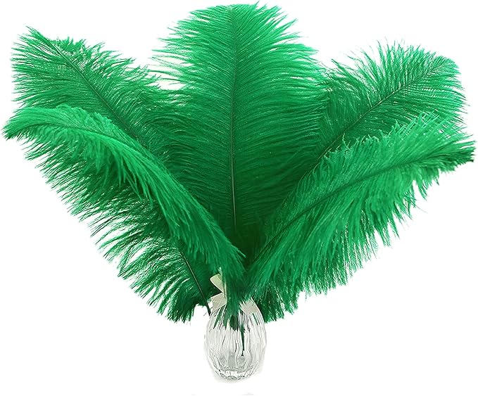 Ballinger Large Green Ostrich Feathers by Ballinger