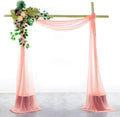 VDS Pack of 2 Panel Wedding Arch Draping Fabric Sheer Chiffon Fabric Drapery by VDS