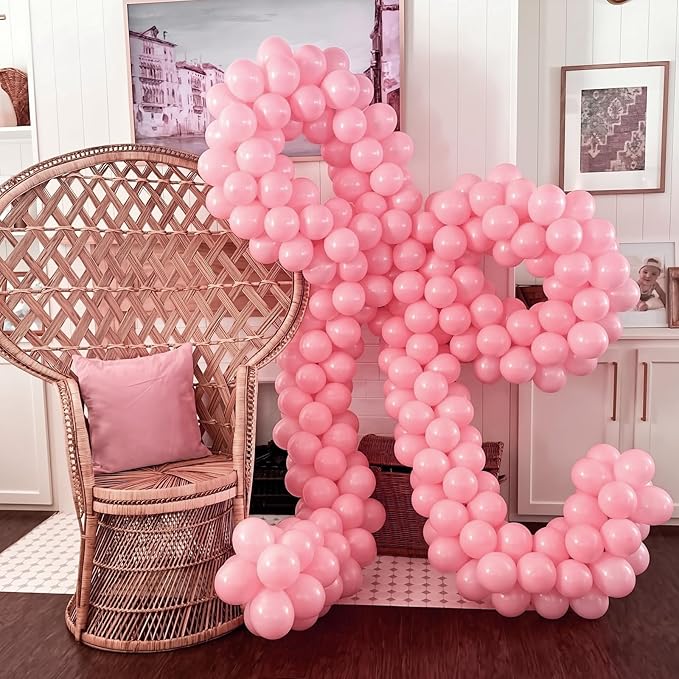 125 pcs Light Pink 5 Inch Balloons, Small Balloons - Image 5