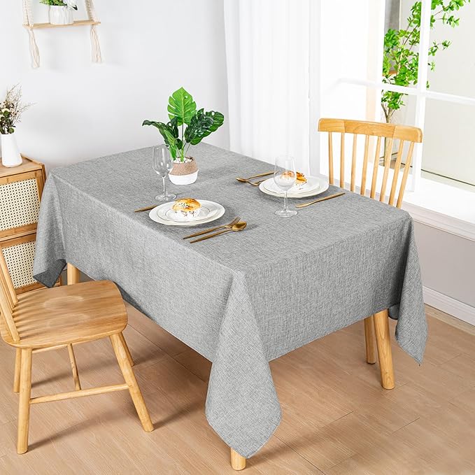 Hiasan Faux Linen Rectangle Tablecloth - Image 2