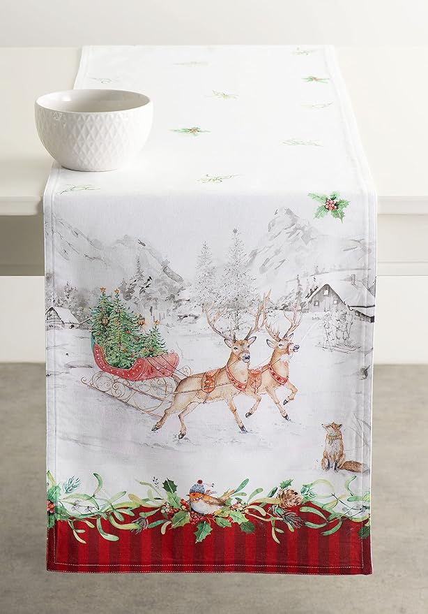 Maison d' Hermine Table Runner 100% Cotton Double Layer Table Runners 72 inches - Image 8