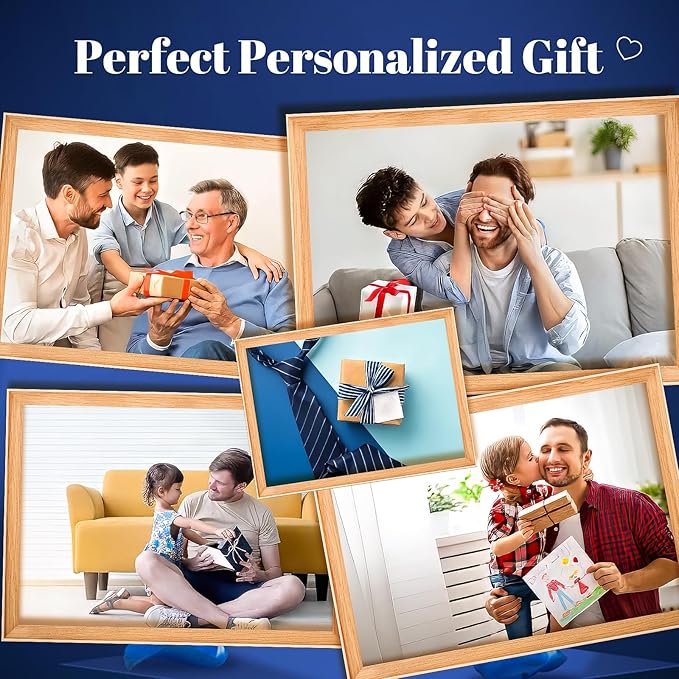 Personalized Gifts for Dad from Daughter Son, Custom Picture Frames - Image 9