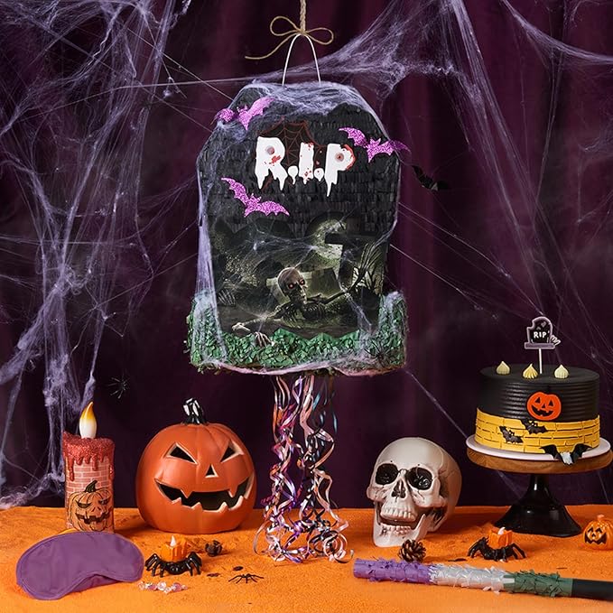WERNNSAI Halloween Tombstone Piñata - Image 2
