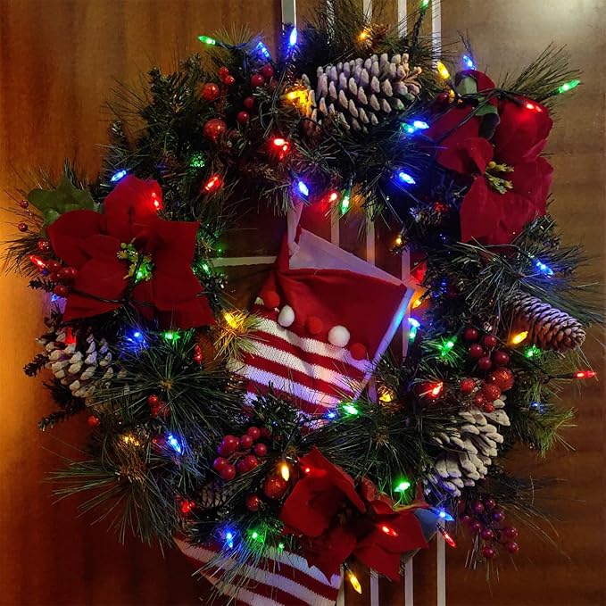 Christmas Lights 50 LED String Lights Battery Operated Clear Mini Lights18ft - Image 5