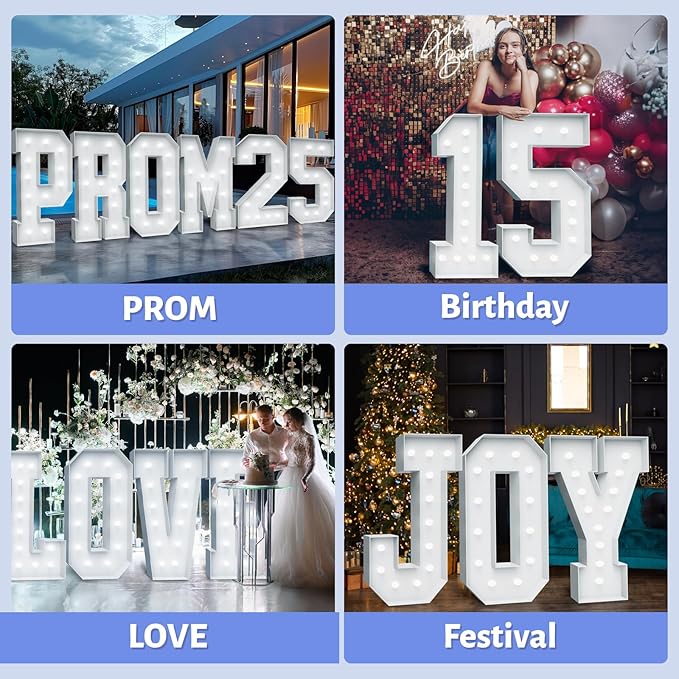 4FT Marquee Light Up Letters - Image 6