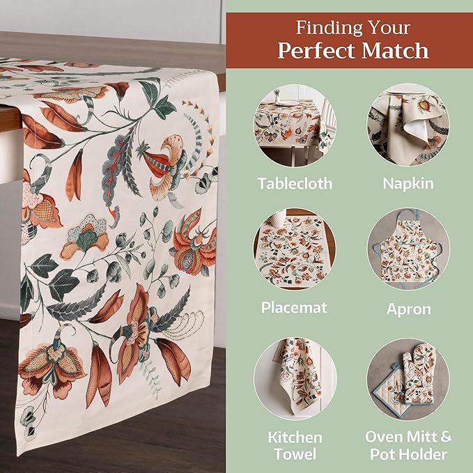 Maison d' Hermine Table Runner 100% Cotton Single Layer Table Runners 108 - Image 5