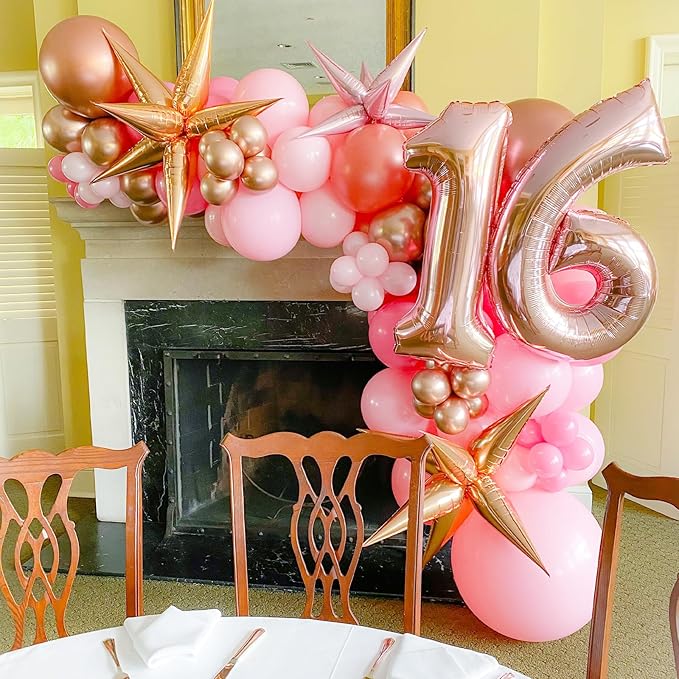 90pack Light Pink Balloons Different Size 18/12/10/5 Inch Pastel Pink Balloon - Image 6