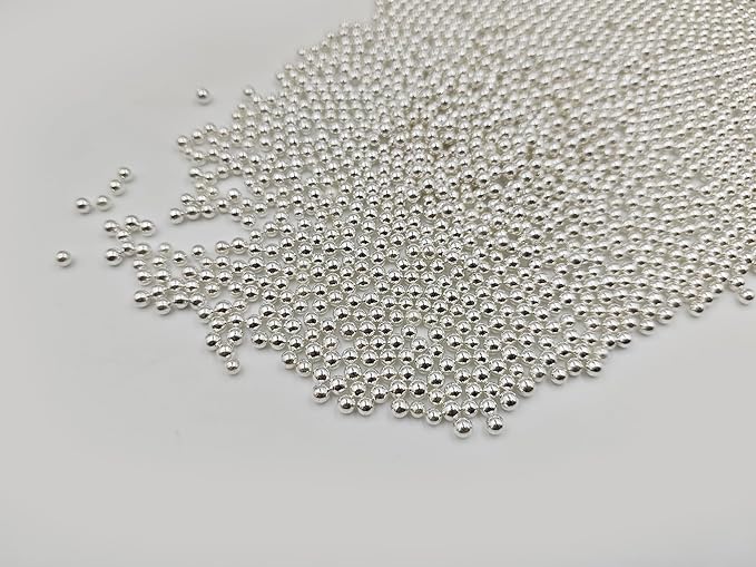 Silver Pearl Sugar Sprinkles 3.9 oz, 4mm Candy Pearls Ideal - Image 2