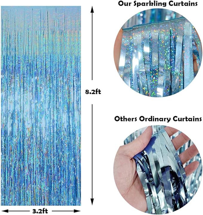 Foil Fringe Curtains Party Decorations - Image 6