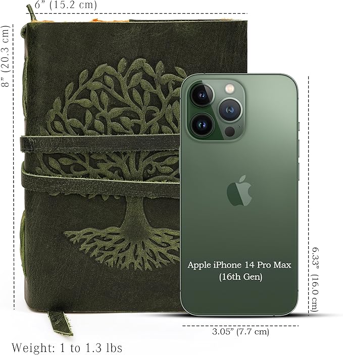 LUXEORIA Tree Of Life Leather Journal - Image 2
