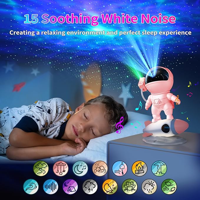FlyEagle Astronaut Galaxy Projector, Star Nebula Projector - Image 3