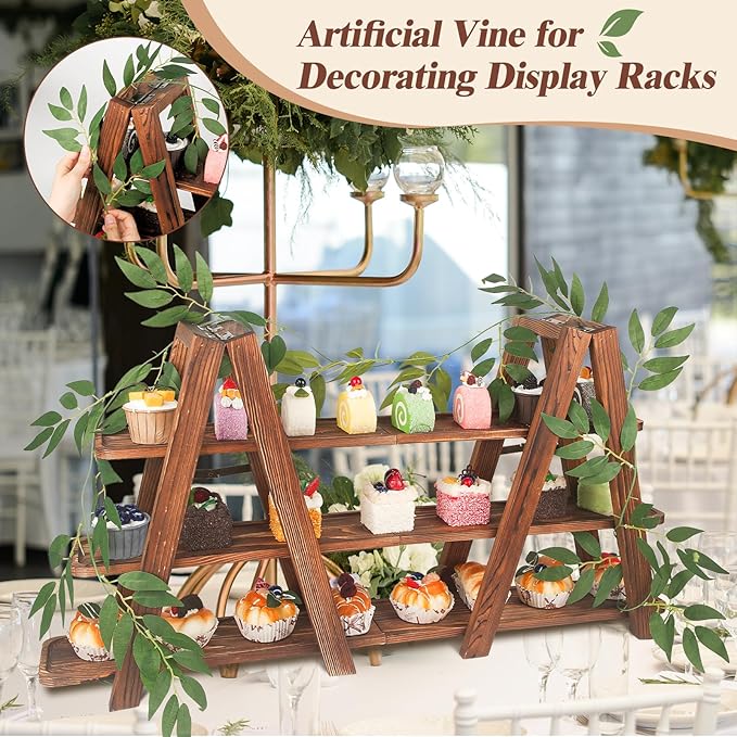 Wooden 3-Tier Cupcake Stand - Image 6