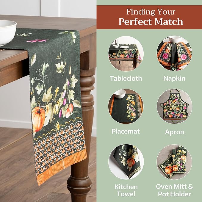 Maison d' Hermine Table runner 100% Cotton Double Layer Table Runners 72 inches - Image 5