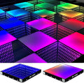 Dance Floor Stage Lights Tempered Glass Infinity Mirror Panel 3D Effect Led by MKORMK