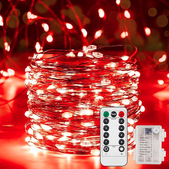 4 Pack 16.4 Ft. Battery Operated Outdoor String Lights - Image 2