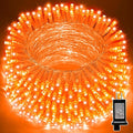 LAMPHOME 33ft Halloween Decorative Mini Lights, 100 LED Transparent Wire Fairy by ULL