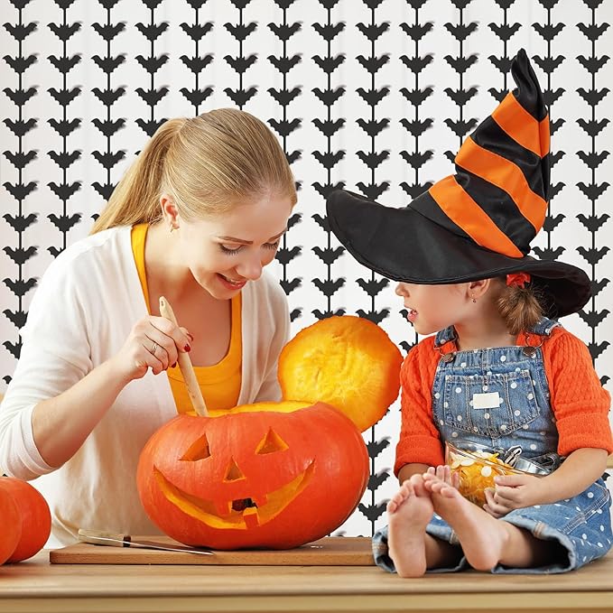 CANREVEL 2 Pack 3.2x6.5 Feet Halloween Foil Fringe Backdrop Curtains, Fringe - Image 5