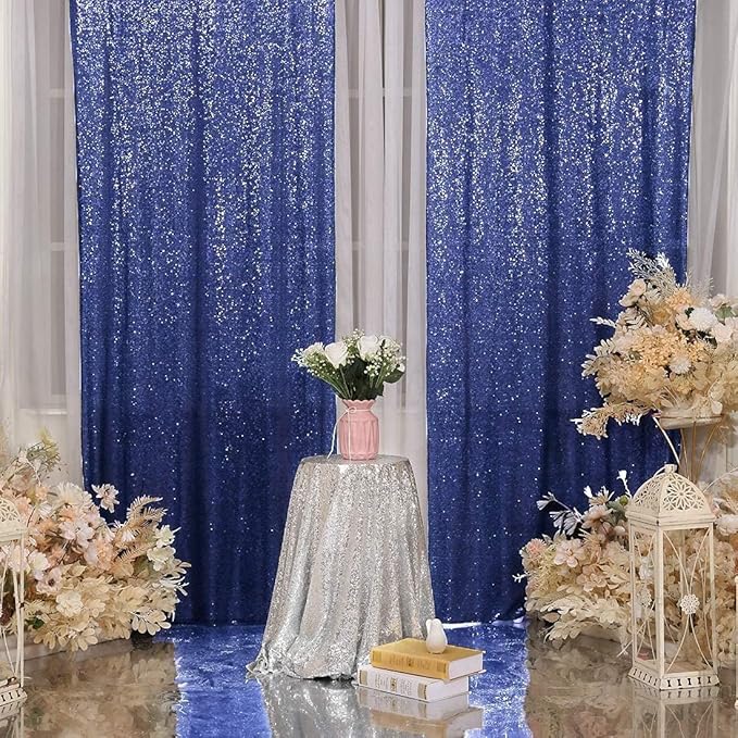 Juya Delight Sequin Backdrop Curtain, Christmas Wedding Decoration - Image 3