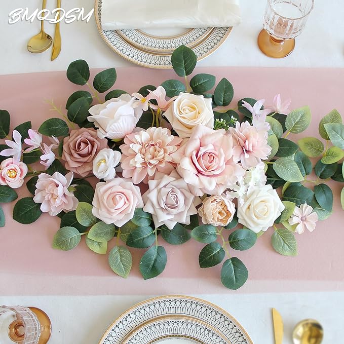 Pack of 2 Artificial Flowers for Backdrop Decoration, Wedding Arch Flowers - Image 7