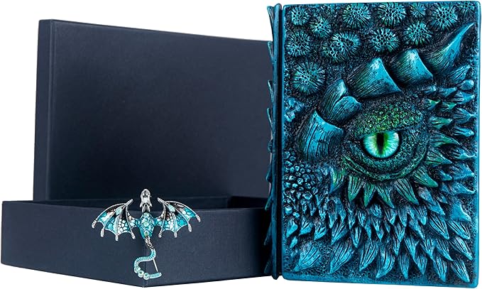 3D Dragon Eye Embossed Journal, Resin Engraving Notebook, Dnd notebook - Image 6