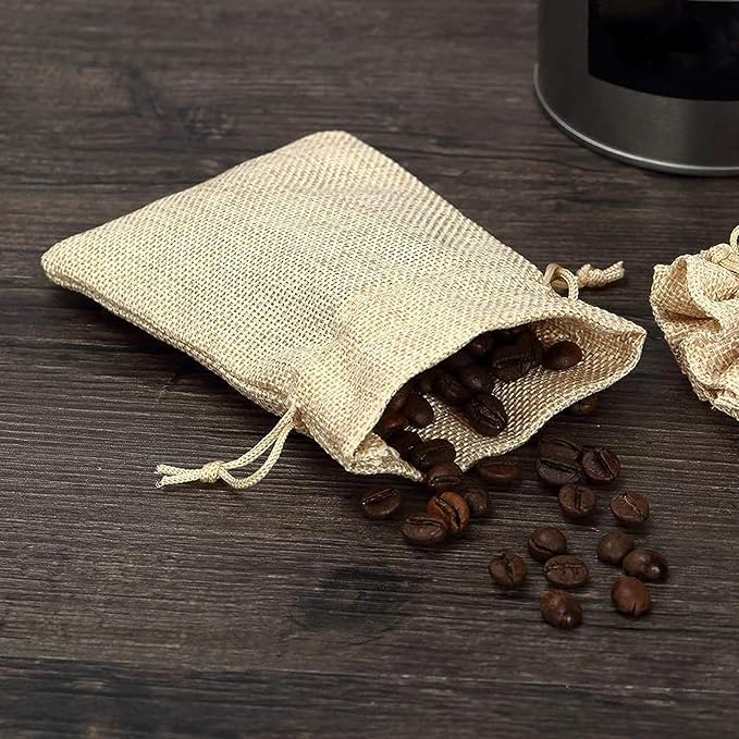 ZOENHOU 100 Packs 3 x 4 Inch Burlap Bags - Image 5