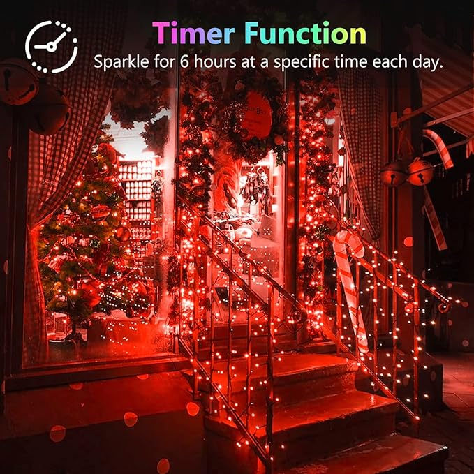 2 Pack 100LED Battery Operated Fairy Lights - Image 3